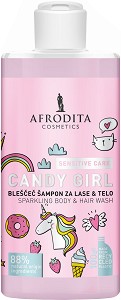 Afrodita Cosmetics Candy Girl Sparkling Body & Hair Wash -         -  