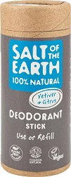 Salt Of The Earth Vetiver & Citrus Refill Deodorant Stick -           - 