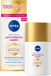 Nivea Luminous630 Anti-Stretch Mark Body Oil-Serum - -       Luminous630 - 