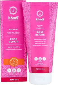 Khadi Rose Repair Regeneration & Care Shampoo -        - 