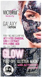 Victoria Beauty Glitter Glow Black Peel off Mask -       - 