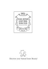 Chamos Acaci Snail Reapair Goat Milk Mask - 