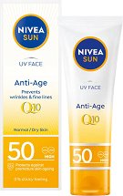 Nivea Sun UV Face Anti-Age Q10 SPF 50 - ����