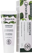 Nordics Sensitive Spearmint Natural Toothpaste -   