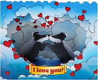 ������������� 3D �������� - I love you - �������