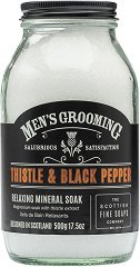 Scottish Fine Soaps Men's Grooming Thistle & Black Pepper Mineral Soak - �����