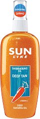 Sun Like Shimmering Oil Deep Tan -   