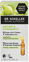 Dr. Scheller Argan & Amaranth 7 Days Anti-Wrinkle Ampoules - 