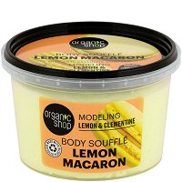 Organic Shop Lemon Macaron Modeling Body Souffle - 