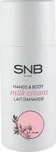 SNB Lait dAmande Hands & Body Milk Cream - 