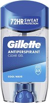 Gillette Cool Wave Antiperspirant Clear Gel - �����